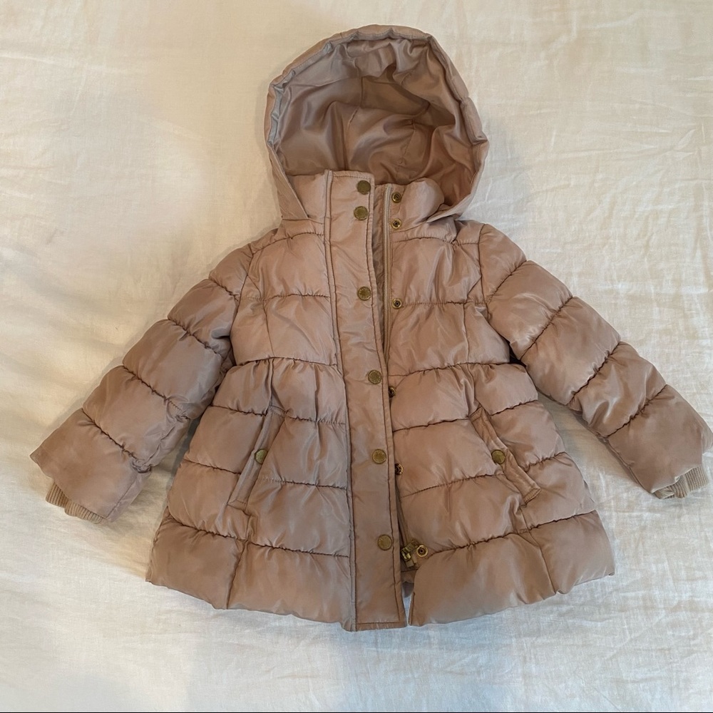 United Colors of Benetton Girls Padded Winter Coat Jacket XXS 2-3 years